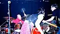 Simon, Julia & Andrew, live at Bodega in December 2002