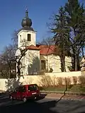 Saints Peter and Paul Church in the old part of Bohnice, consecrated in 1158.