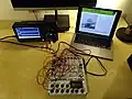 Model of insulin-glucose homeostasis by Bolie simulated with THE ANALOG THING.