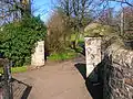 An old main entrance gate to Bourtreehill House
