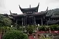 outside view of Huayan Pagoda Pavilion