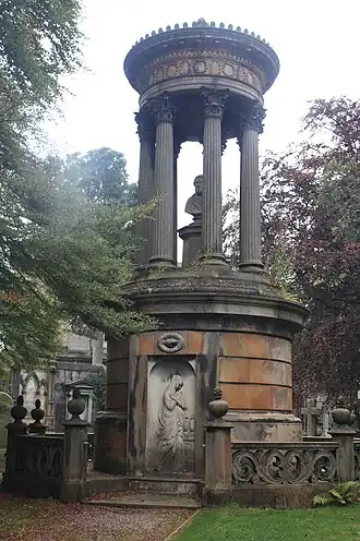 Buchanan Memorial, Dean Cemetery (Brodie's largest work)