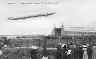 LZ 12 over Hamburg
