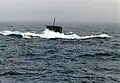 S Tupi during her sea trial in 1988