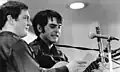 German singer-songwriter Hartmut König [de] (right)