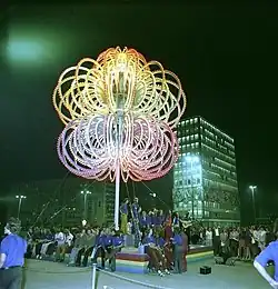 Festival flower in Alexanderplatz