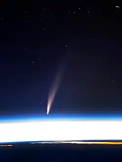 On 11 January, taken by Donald Pettit aboard the ISS.