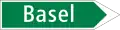 4.31 Signpost to destination via motor-/expressway route