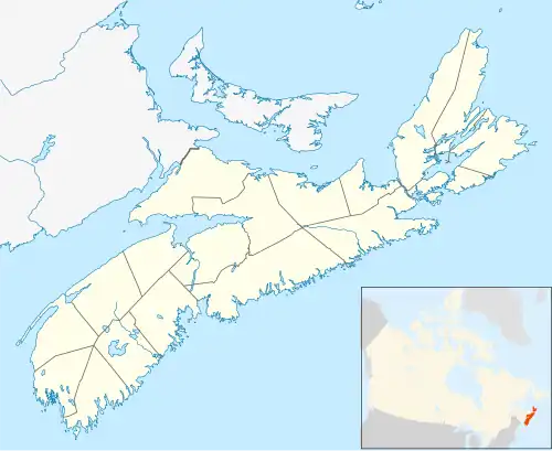 Main-à-Dieu is located in Nova Scotia