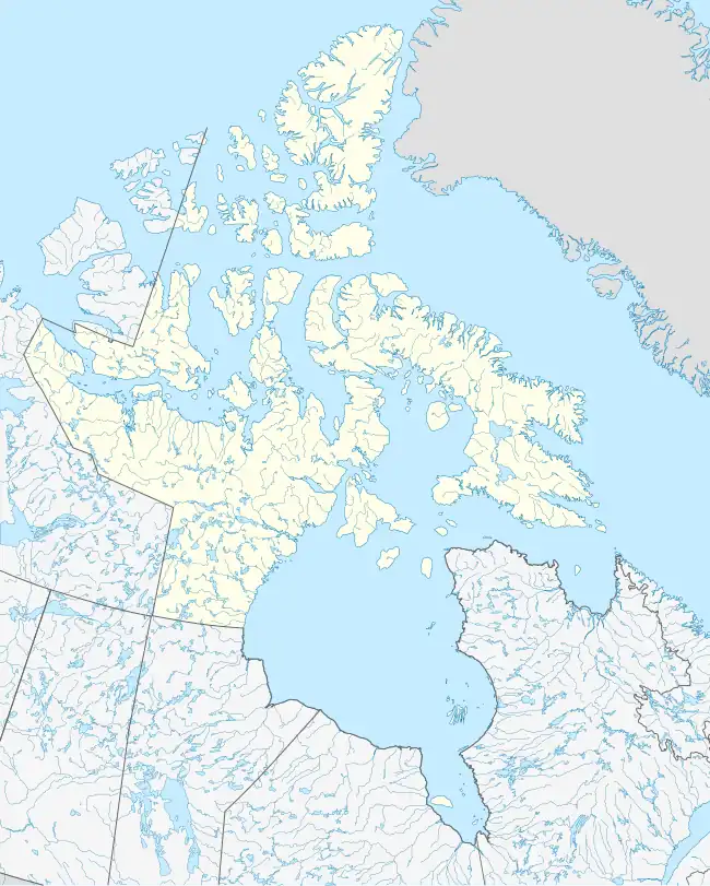 Iqaluit is located in Nunavut