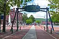 Looking towards Western MD RR Station museum