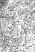 The Canal shown on the Dufour map of 1865