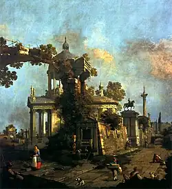 Capriccio with a Domed Church and the Colleoni Monument