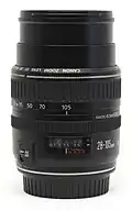 Lens at 105 mm
