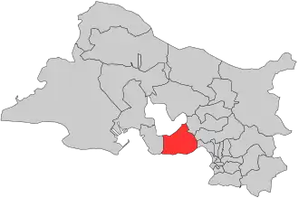 Situation of the canton of Marignane in the department of Bouches-du-Rhône