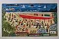 Painting of boat launch