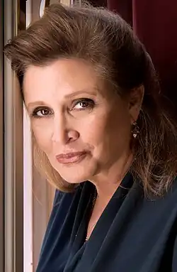 Carrie Fisher (pictured in 2013) played Cilla