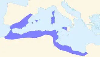 Carthaginian territory c. 323 BC