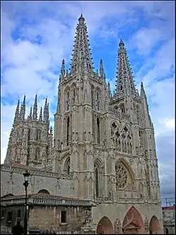 Image 22The Burgos Cathedral is a work of Spanish Gothic architecture. (from Culture of Spain)