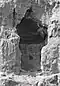 Treasure Cave B (Cave 84), with murals visible on the back wall as of 1912.