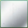 The 90 nm Cell/B.E. that shipped with the first PlayStation 3. The usual way one would see it is with its lid on, as it is glued on and not easily removed.