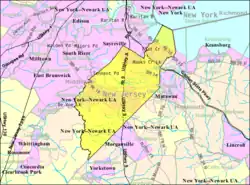 Census Bureau map of Old Bridge Township, New Jersey Interactive map of Old Bridge Township, New Jersey