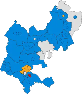 2011 results map