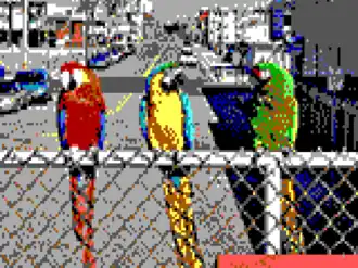 160 × 100 in 16 colors