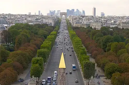 The Axe historique looking west from the Place de la Concorde.