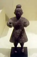 Bronze Chinese charioteer from the Warring States period (403–221 BC).