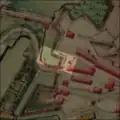 Approximate location of the excavation on the Ferraris map.