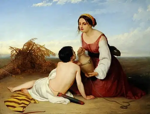 Hagar and Ishmael by Charles Lock Eastlake