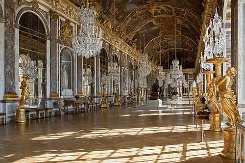 Hall of Mirrors of the Palace of Versailles, 1678–1684[60]