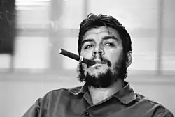 Image 4Che Guevara, posing in his office as Minister of Industries (1963). (from History of Cuba)