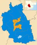 2007 results map