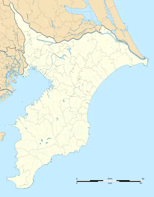 Shin-Funabashi Station is located in Chiba Prefecture