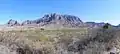 West aspect centered, with Vernon Bailey Peak to left