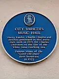 Blue plaque