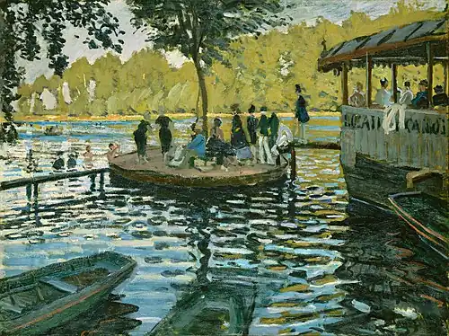 La Grenouillére Claude Monet (1869)