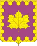 Coat of Arms of Klyonovskoe settlement (Moscow, Russia).