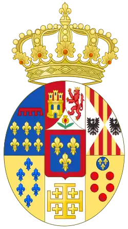Prince Rainieri's arms Until 1960