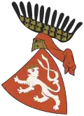 Coat of arms of the King of Bohemia Coat of arms of the Margrave of Moravia of Přemyslid lands