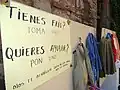 Free sweaters donated by neighbors, 2015