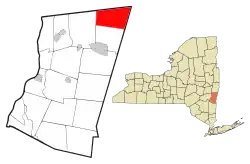 Location in New York
