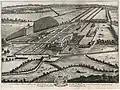Coombe Abbey in the early 18th century from Kip and Knyff's Britannia Illustrata.