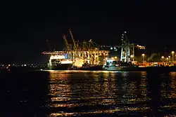 oversized vessel will not be available to unload cargo.