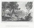'Conway Castle: from the wood opposite', 1823