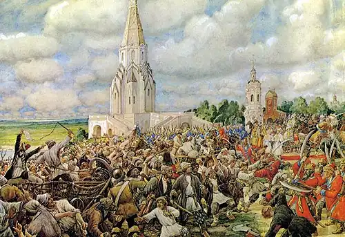 Copper Riot of 1662. Painted in 1938