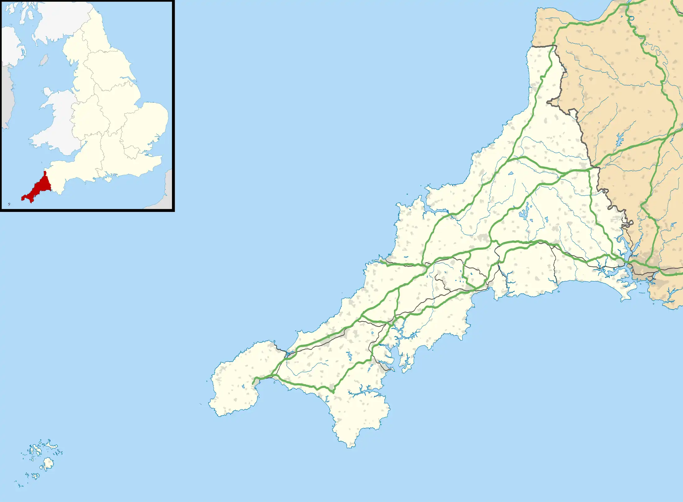 Hall for Cornwall is located in Cornwall