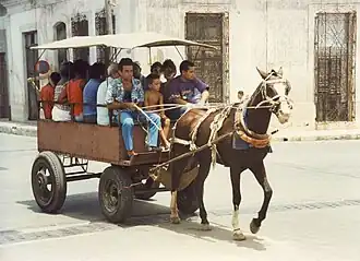 Image 15Public transportation in Cuba during the "Special Period" (from History of Cuba)